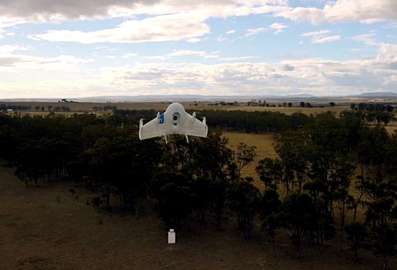 Безпілотник Google або сервіс-доставка «Project Wing»