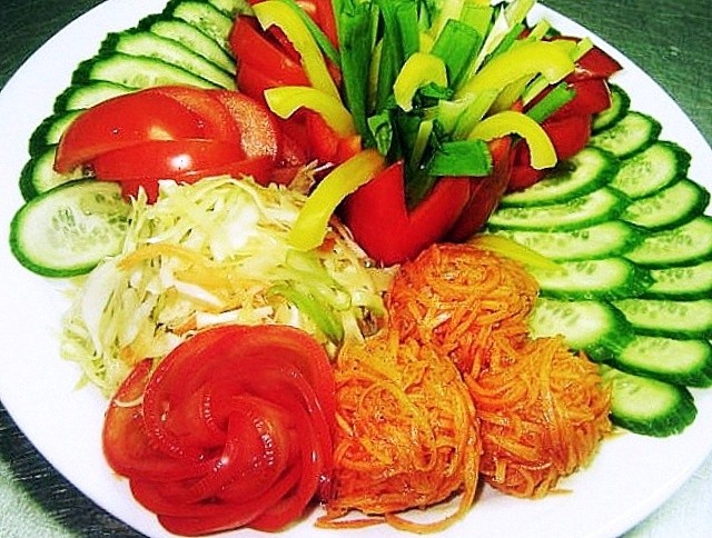 Салати зі свіжих овочів