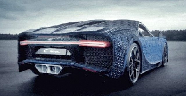 Bugatti з кубиків