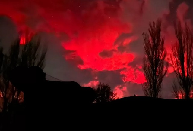 Червоне небо над Україною в січні 2026-го: чому це аномалія