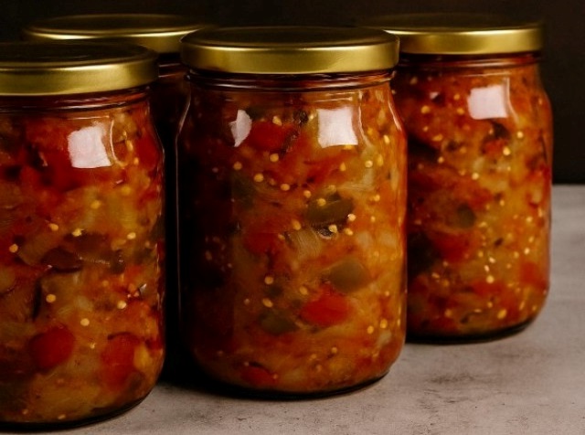 Ароматне овочеве соте з баклажанів